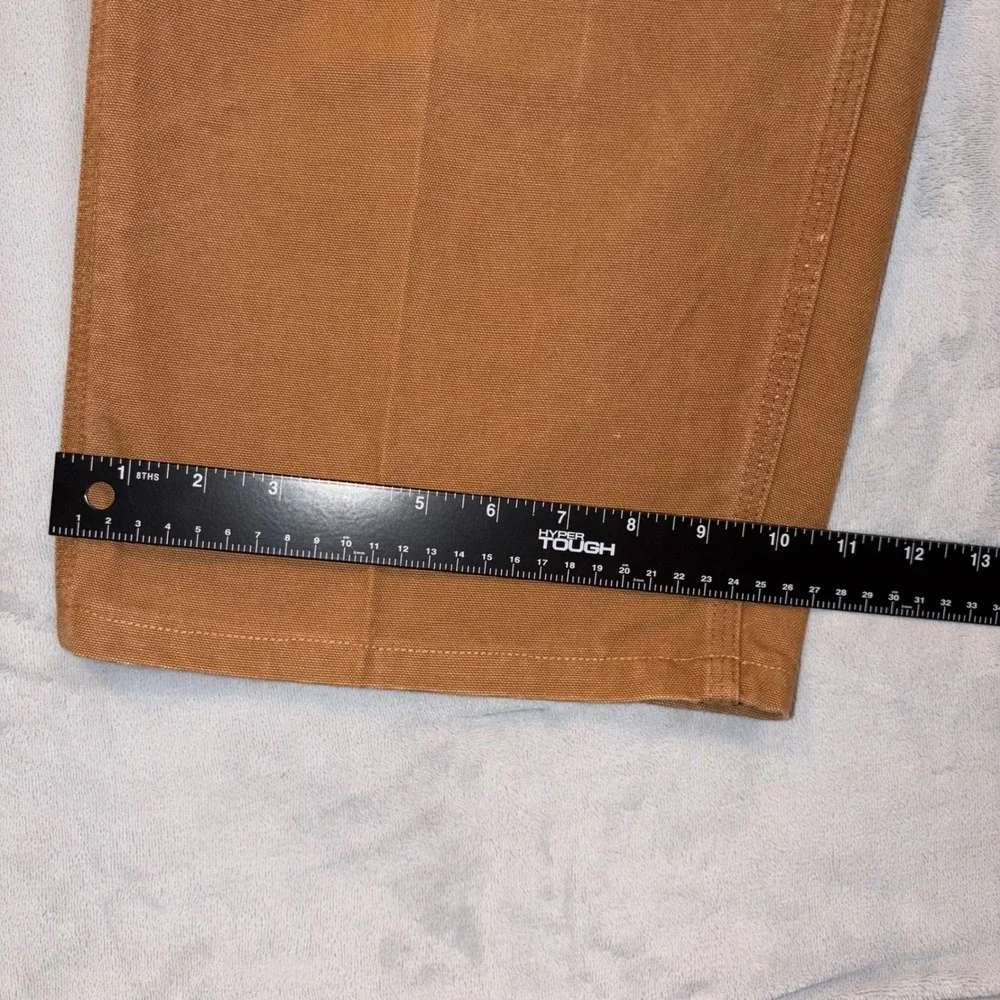 Carhartt B11 BRN Washed Duck Work Dungaree Pants Brown Made in USA 40x30 Mens